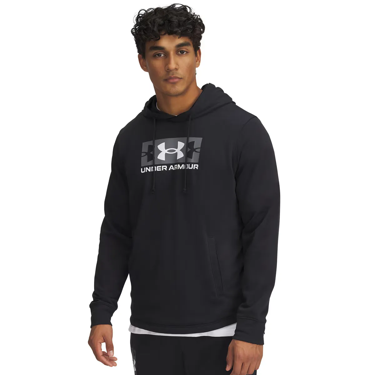 

Мужская толстовка с капюшоном UA Rival Terry Logo от Under Armour, черный