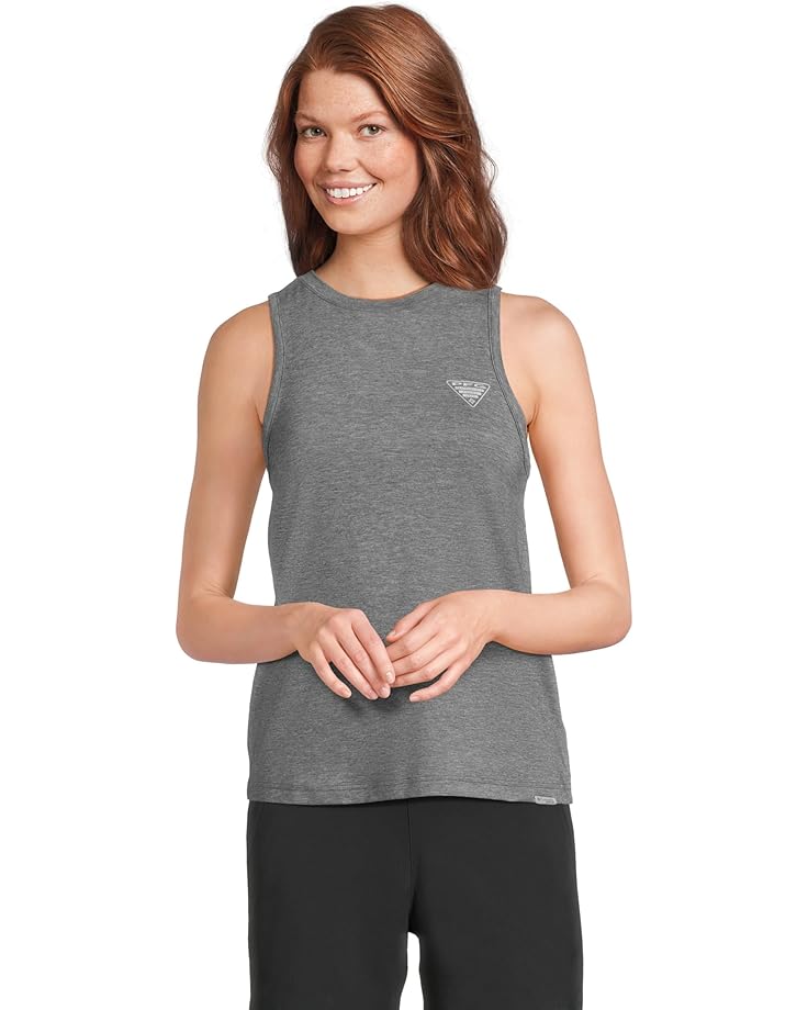 

Топ Columbia PFG Uncharted Tank, цвет Shark Heather