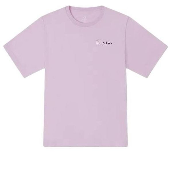 

Футболка summer verbiage t-shirt 'purple' Converse, фиолетовый