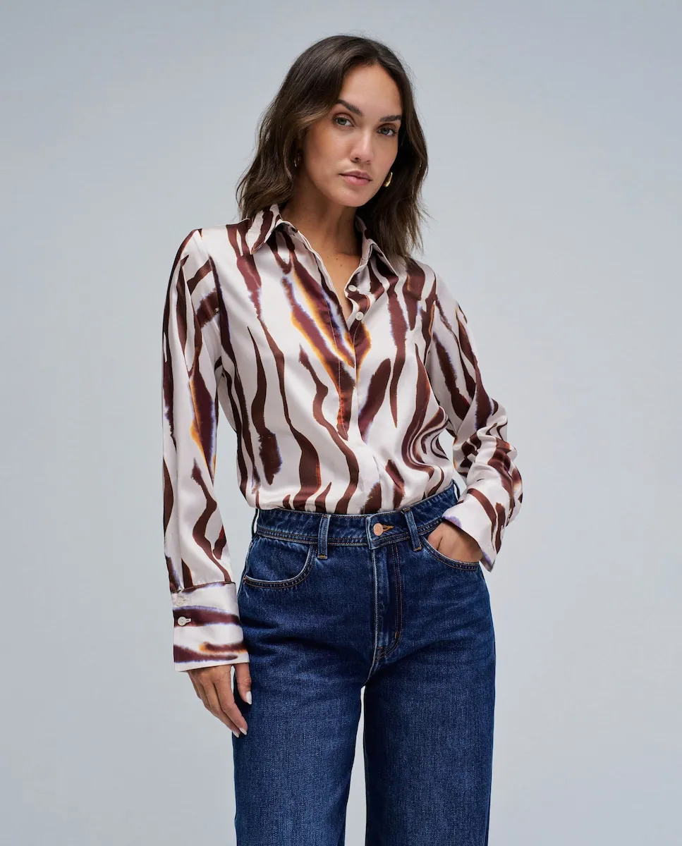 

Базовая женская рубашка Salsa Jeans, песочный