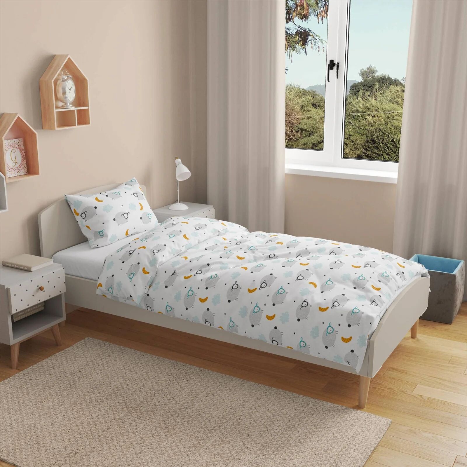 

Evidea Children's Sunny Single Pike - Разноцветный - 160x220 см