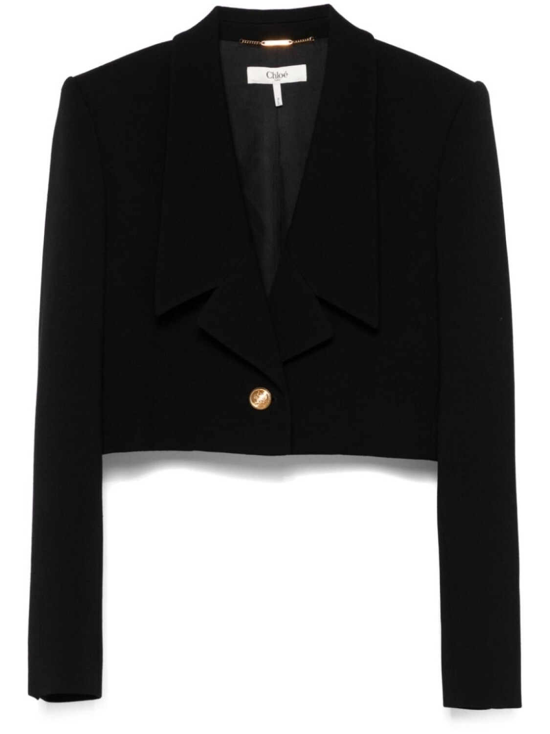 

Chloé укороченная куртка Spencer, черный