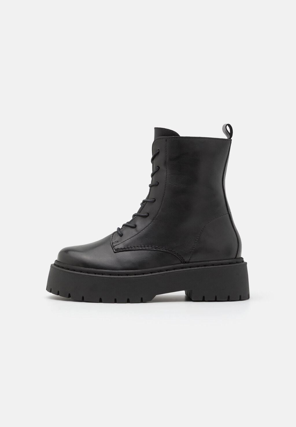 

Ботильоны на шнуровке Leather Zign, черный