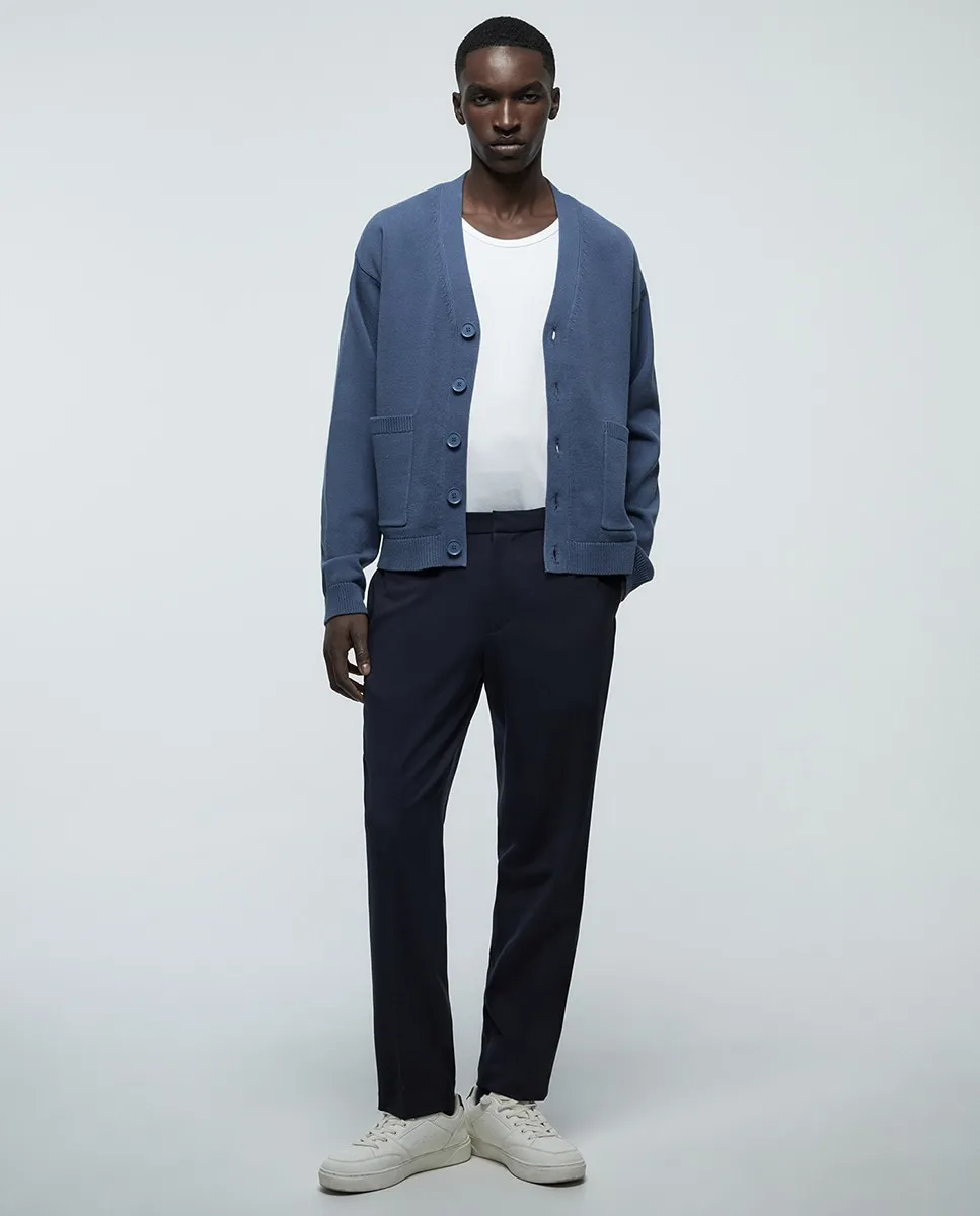 

Классические брюки Sfera, темно-синий