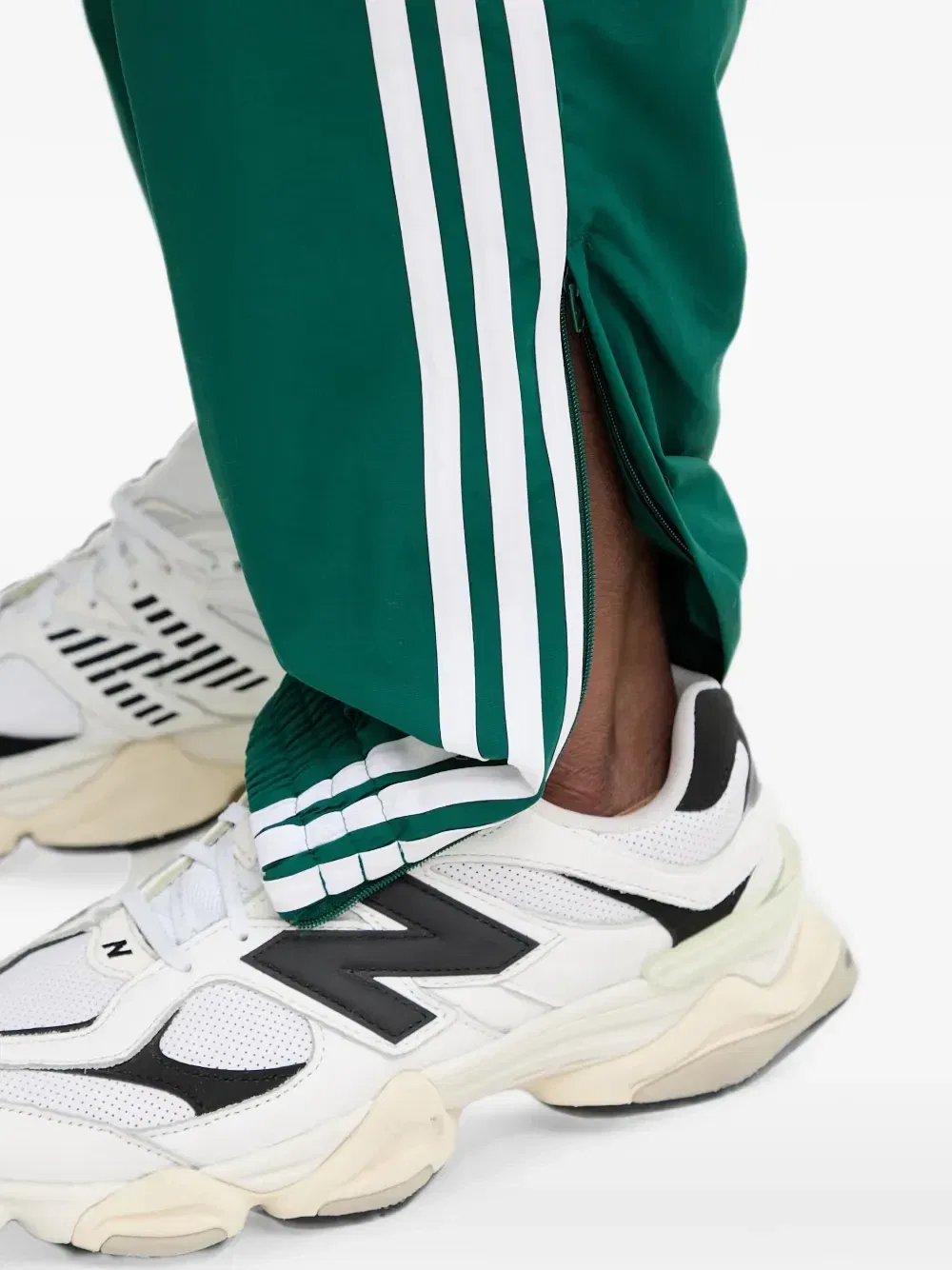 Спортивные брюки Firebird с логотипом Adidas, зеленый — фото 4