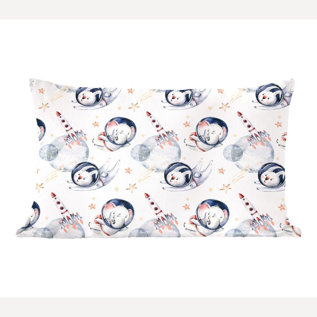 

MuchoWow Декоративная подушка Диванная подушка Декоративная подушка для гостиной 60 x 40 см Узор - Ракета - Животные - Девочки - Мальчики - Дети - Дети - Чехлы на подушки - Декоративные чехлы на подушки - Декоративные чехлы на подушки