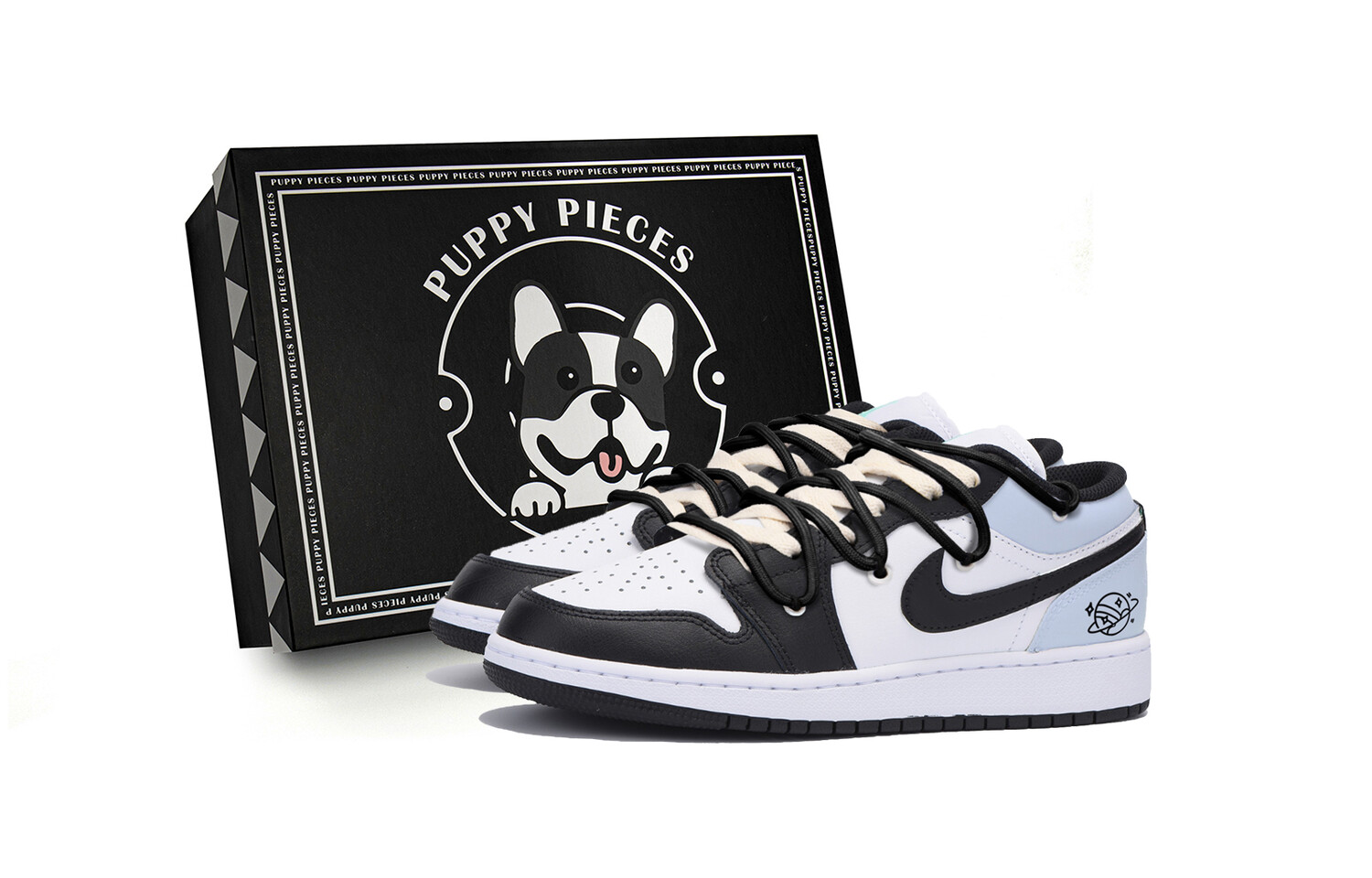 

Баскетбольные кроссовки Air 1 Vintage Men Low-Top Black/Blue Jordan