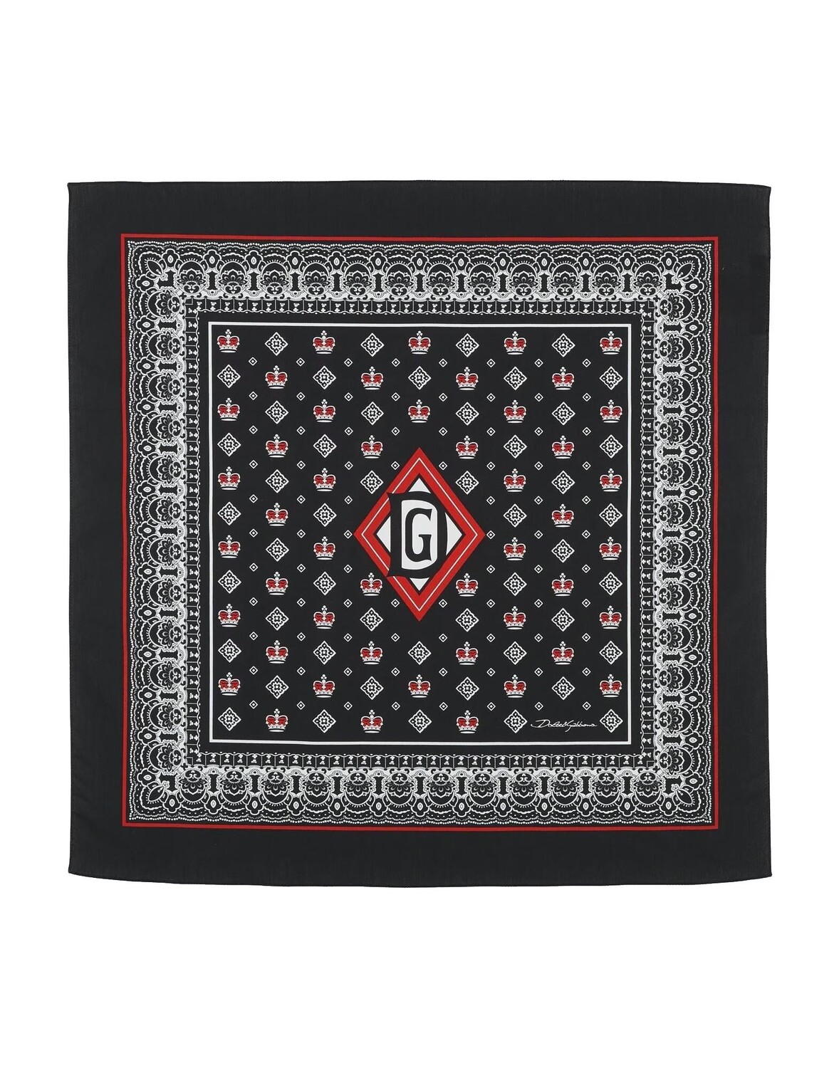 

Шарф Dolce&Gabbana, черный