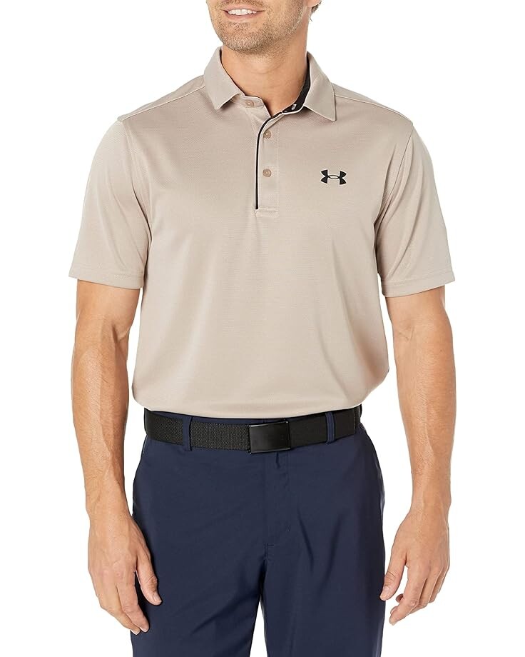 

Поло Under Armour Golf Tech, цвет Sahara/Black