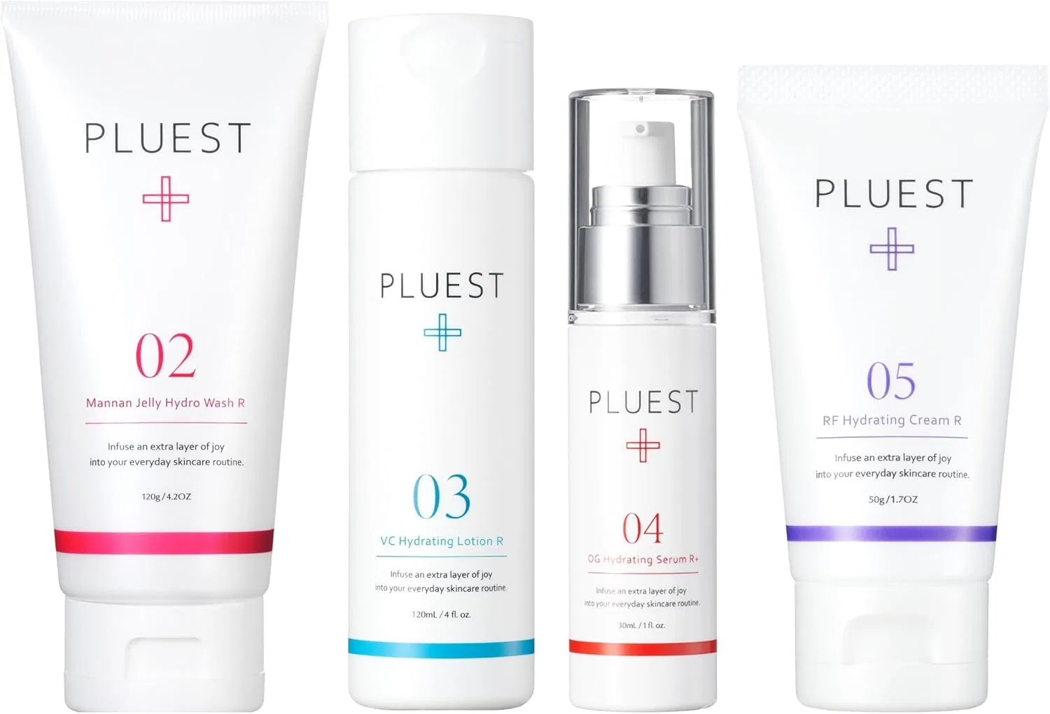 Набор для ухода за кожей 4 предмета Pluest Mannangelie Hydrowash R