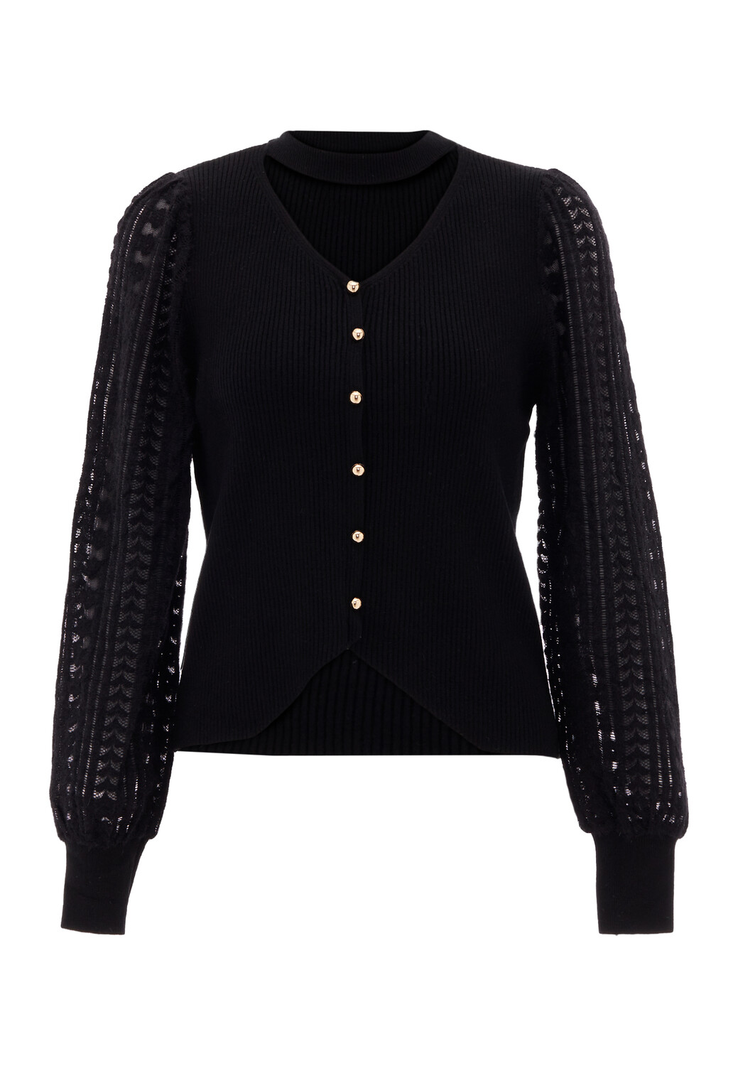 

Толстовка NAEMI Strickjacke, черный