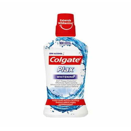 

Plax отбеливающий ополаскиватель для рта 500мл, Colgate