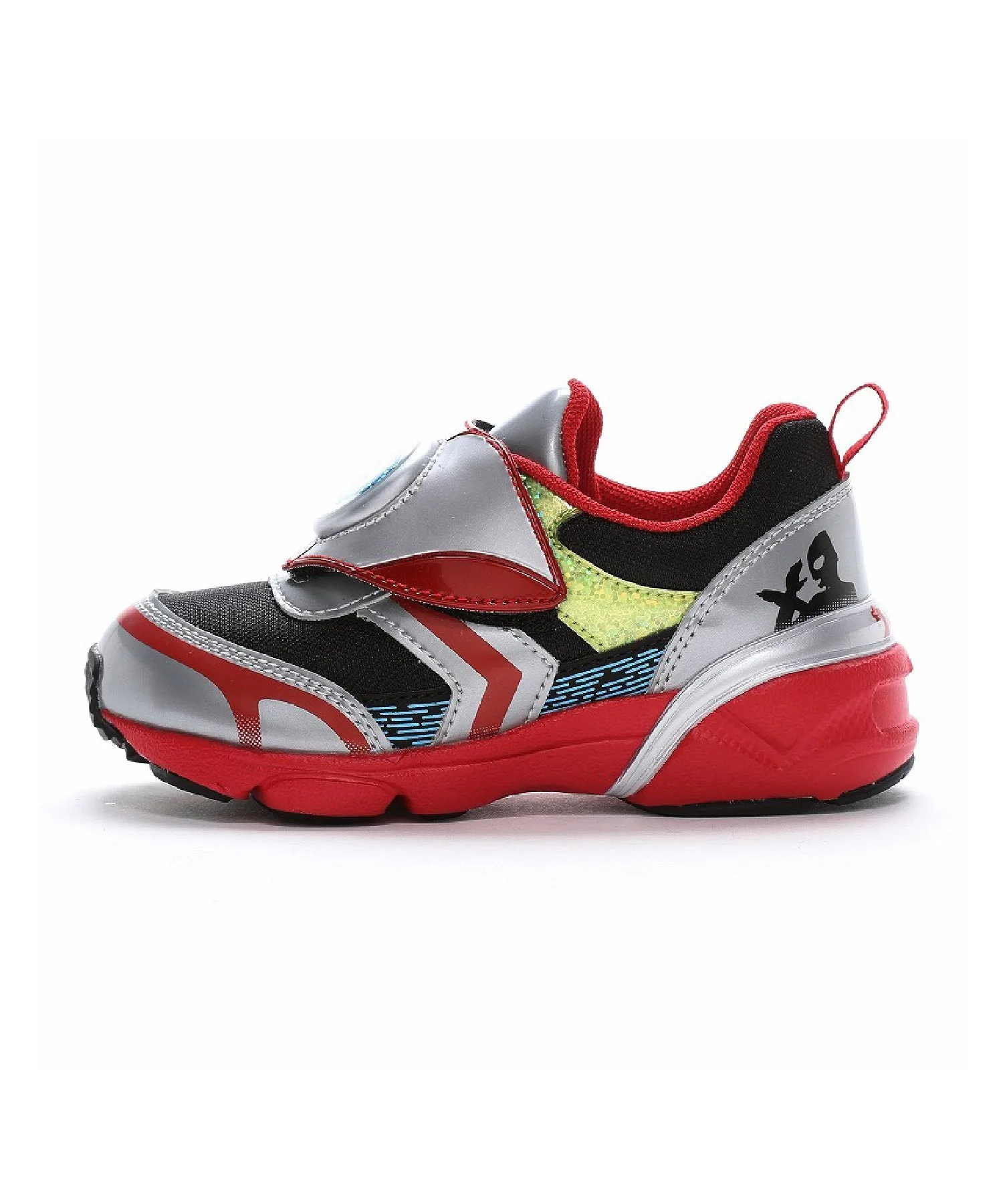 Детские кроссовки UT 155 Ultraman со светодиодной подсветкой, размер 2E. Moonstar, Silver — фото 4