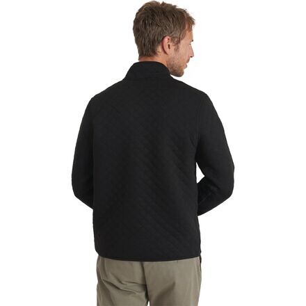 

Стеганый пуловер Corbet мужской Marine Layer, цвет Black Heather