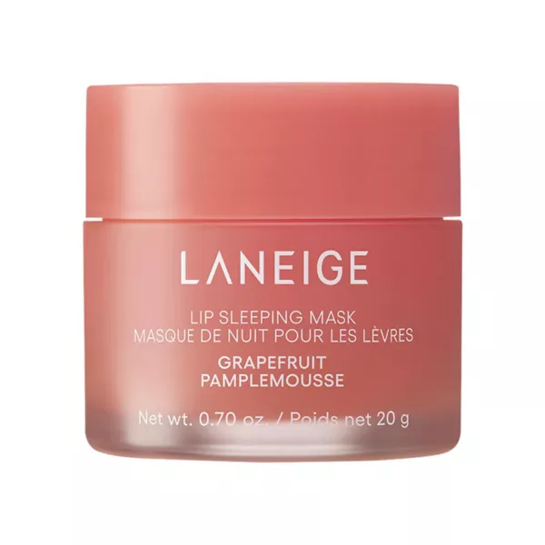 

Ночная маска для губ интенсивное увлажнение с витамином С Laneige, цвет grapefruit