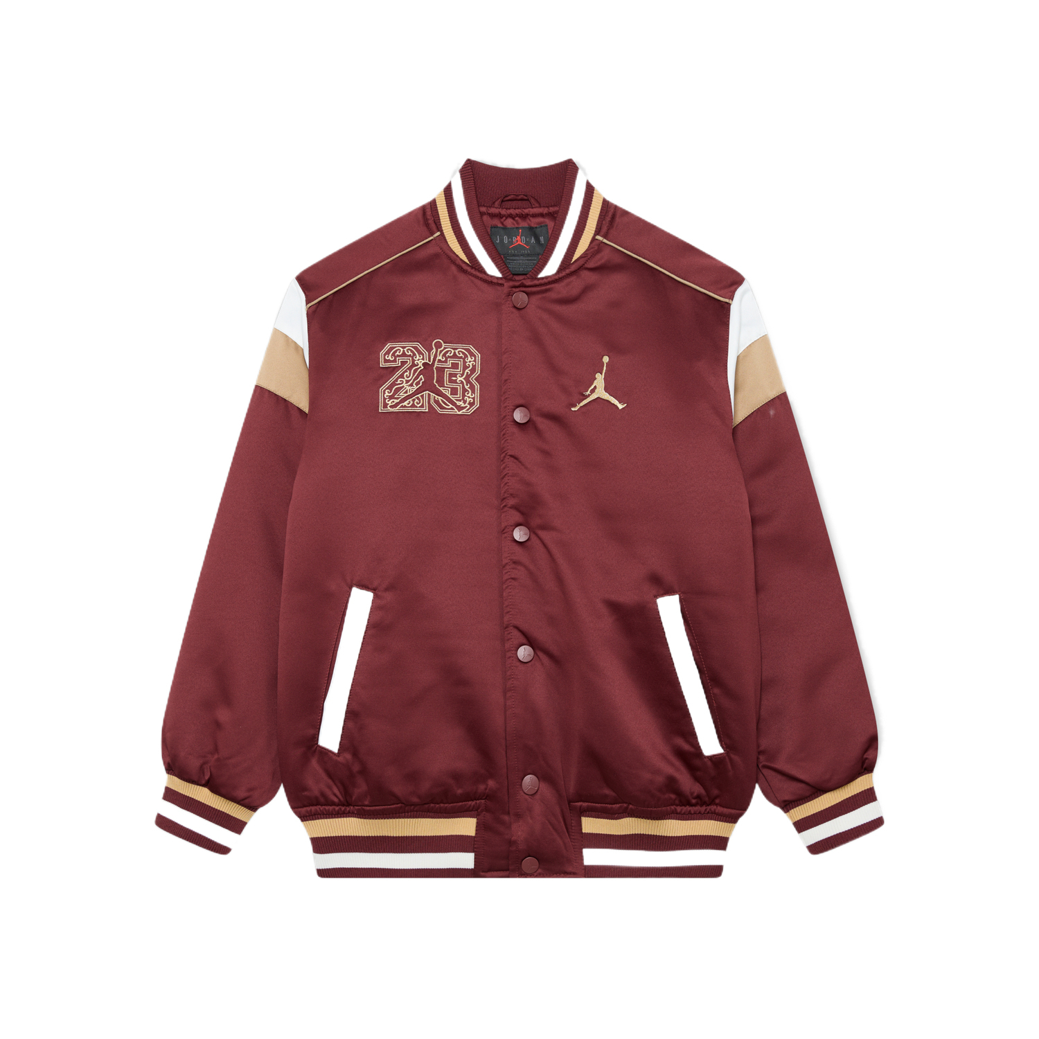 

Бейсбольная куртка для детей 3-7 лет Jordan, темно team красный