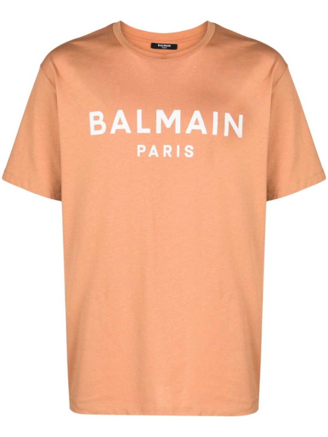 

Balmain футболка с логотипом, коричневый