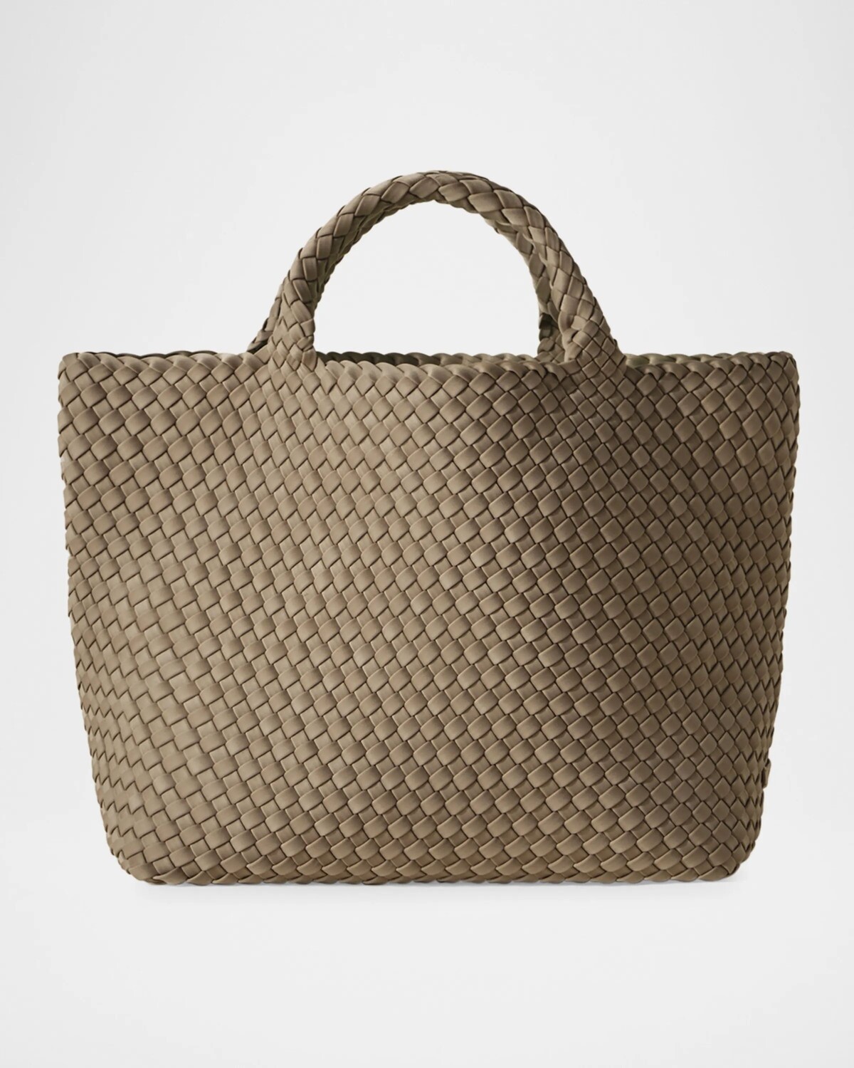 

Тканая большая сумка-тоут St. Barths среднего размера Naghedi, цвет Cashmere