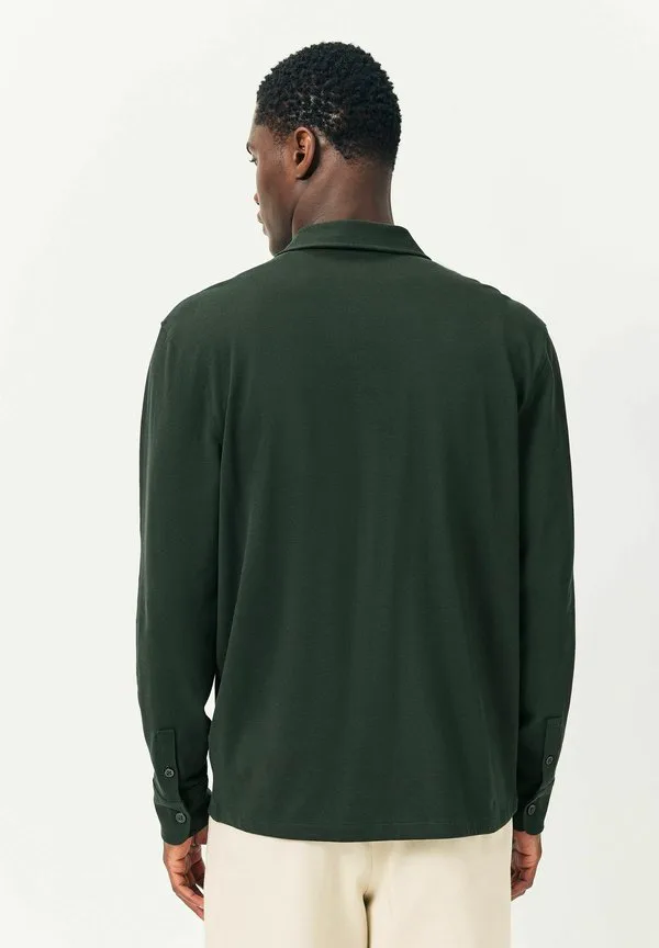 Рубашка с длинным рукавом стандартного кроя Next, Olive/Green — фото 2