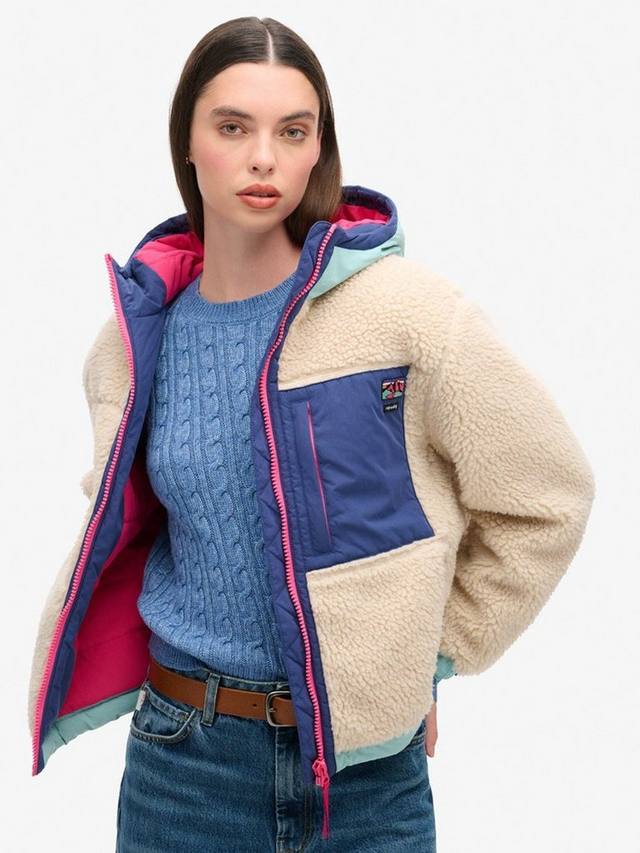 

Винтажная худи из шерпы Superdry, Vintage Ecru