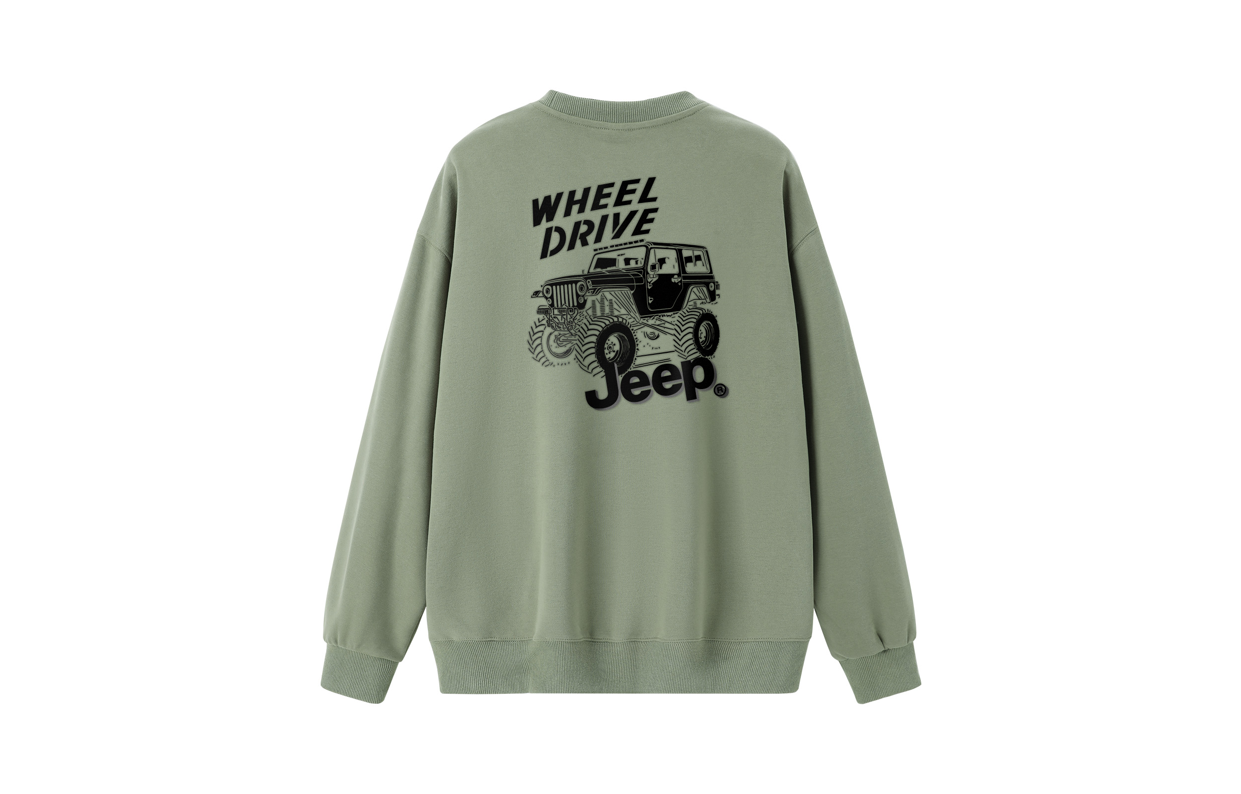 

Свитшот Wrangler Leisure Series унисекс Jeep, Pure Black