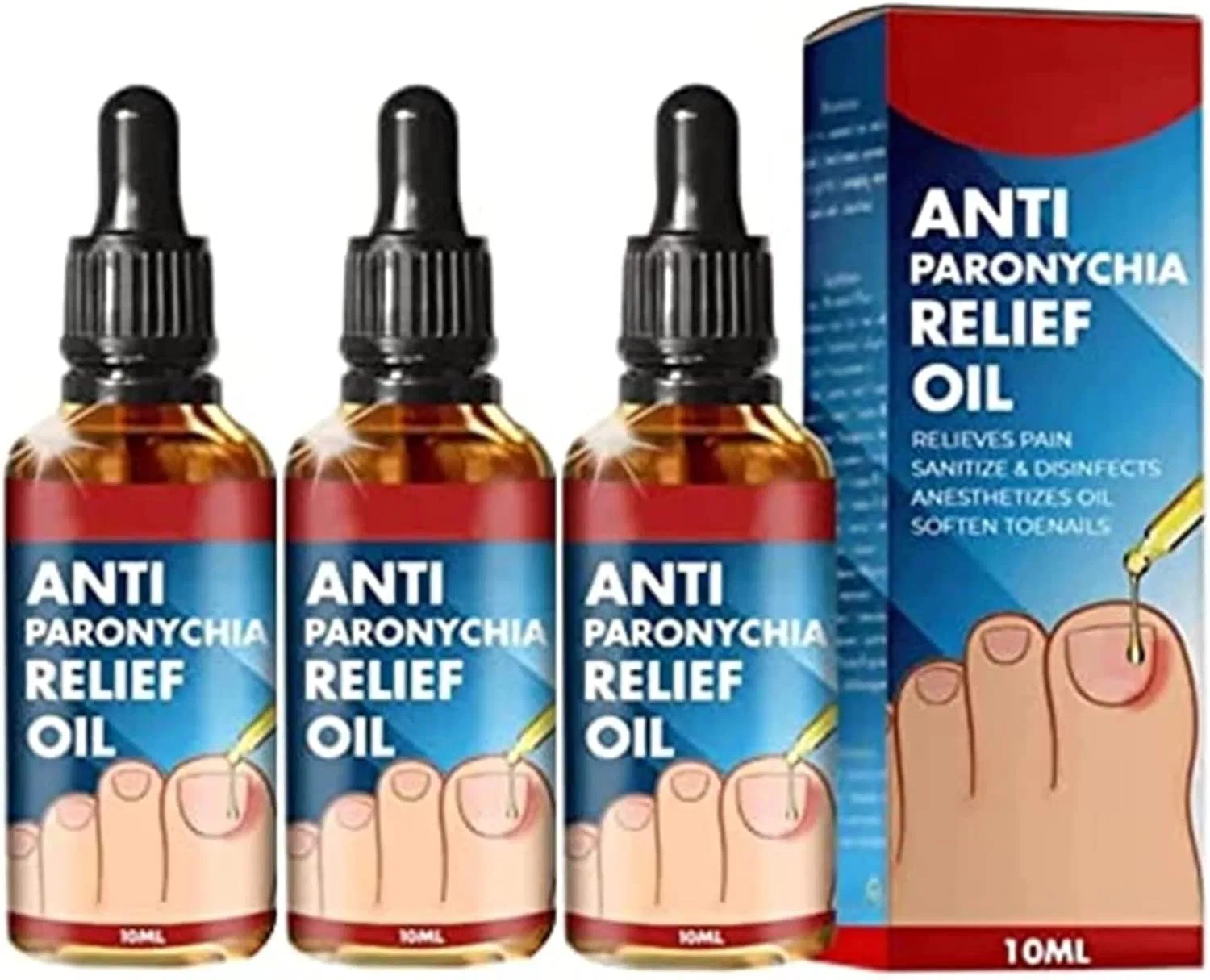Масло от вросших ногтей German Toenail Plus Anti-Paronychia Oil, 3 шт. Hehimin