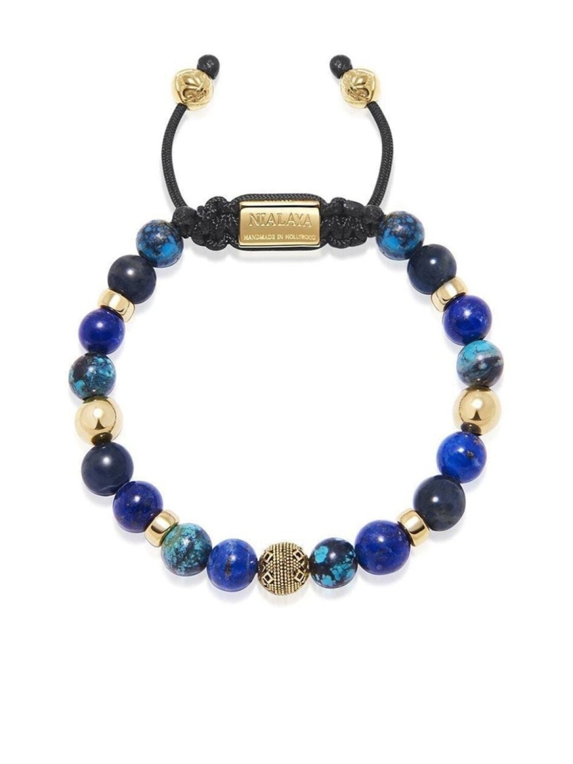 

Браслет с камнями Nialaya Jewelry, синий