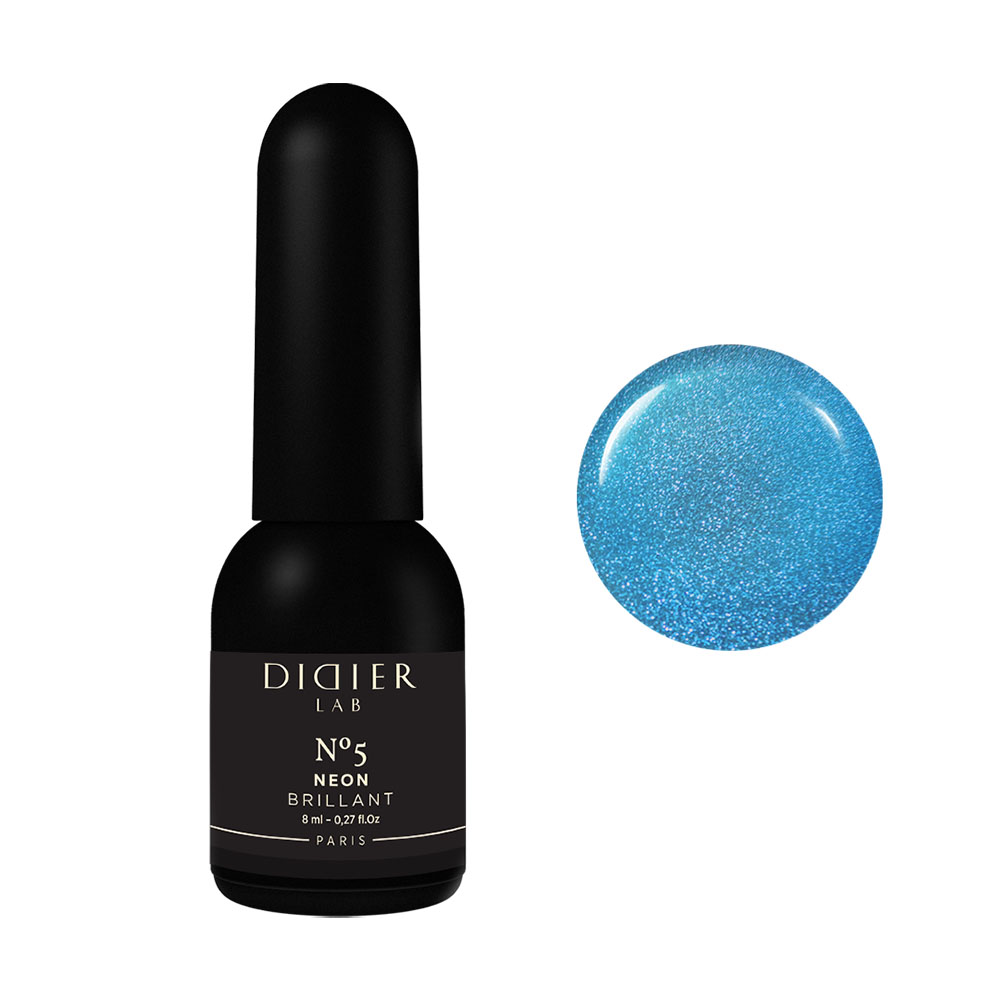 

Гель-Лак для ногтей gel polish brillant neon Didier Lab, цвет nr. 5, 8 мл