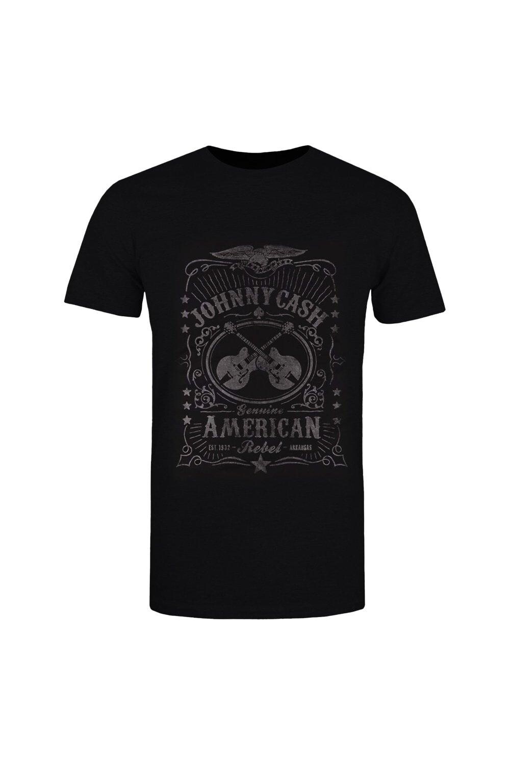 

Футболка американского повстанца Johnny Cash, черный