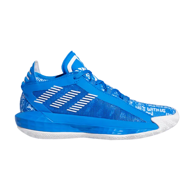 

Кроссовки Adidas Dame 6 J, Glow Blue