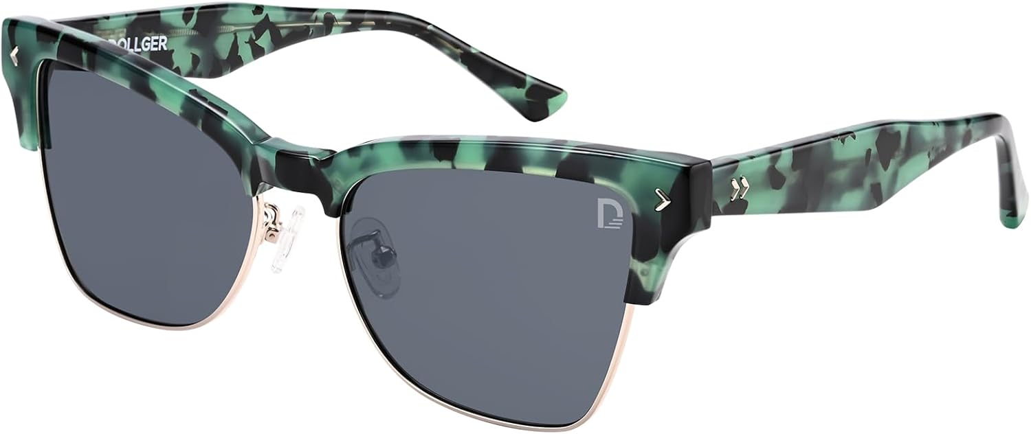 

Модные солнцезащитные очки-«кошачий глаз» большого размера для мужчин и женщин, поляризованные, квадратной формы, стильные солнцезащитные очки-«кошачий глаз» D1240305 Dollger, Greenish-black Leopard Print