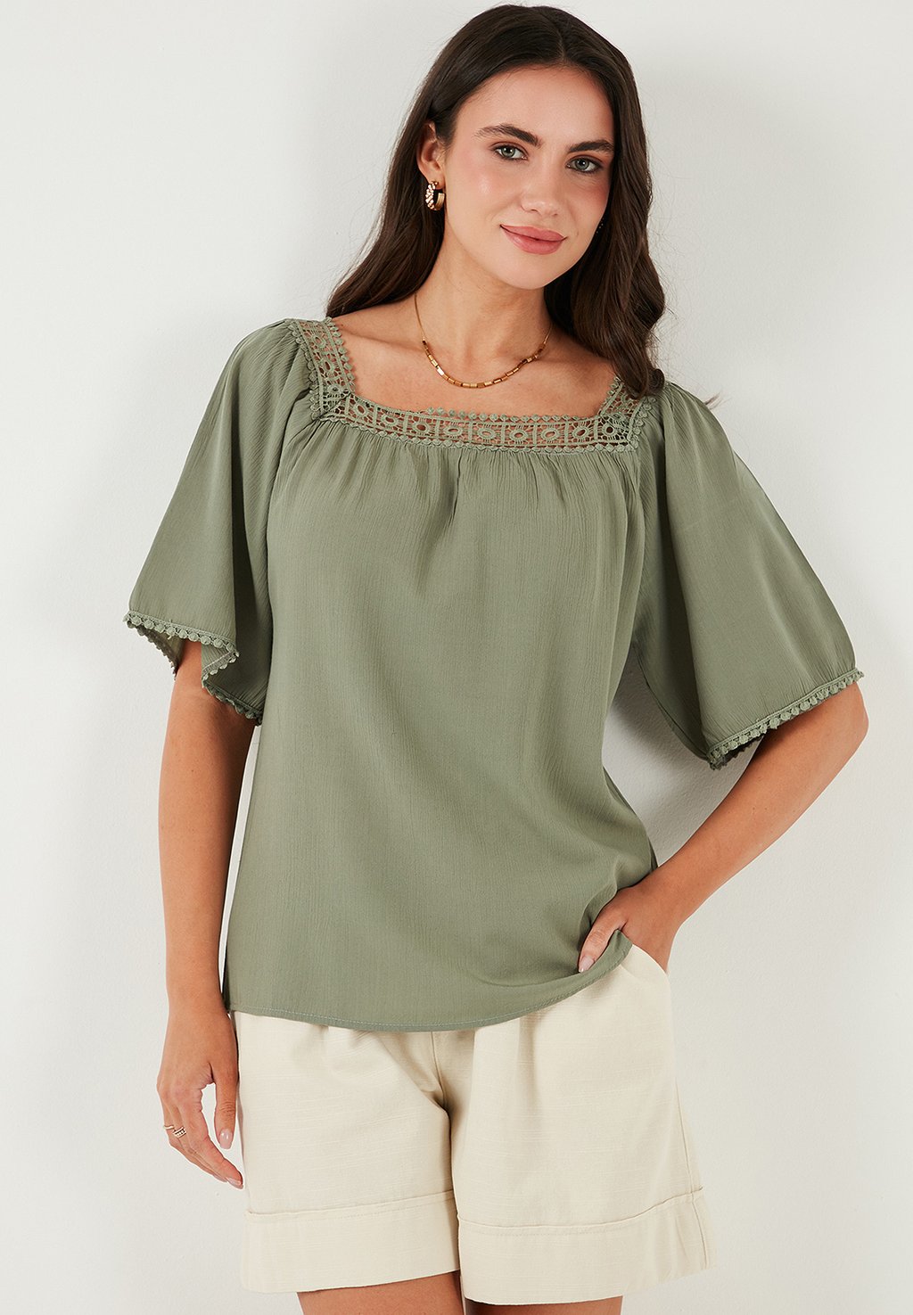 

Блуза REGULAR FIT LELA, оливковый