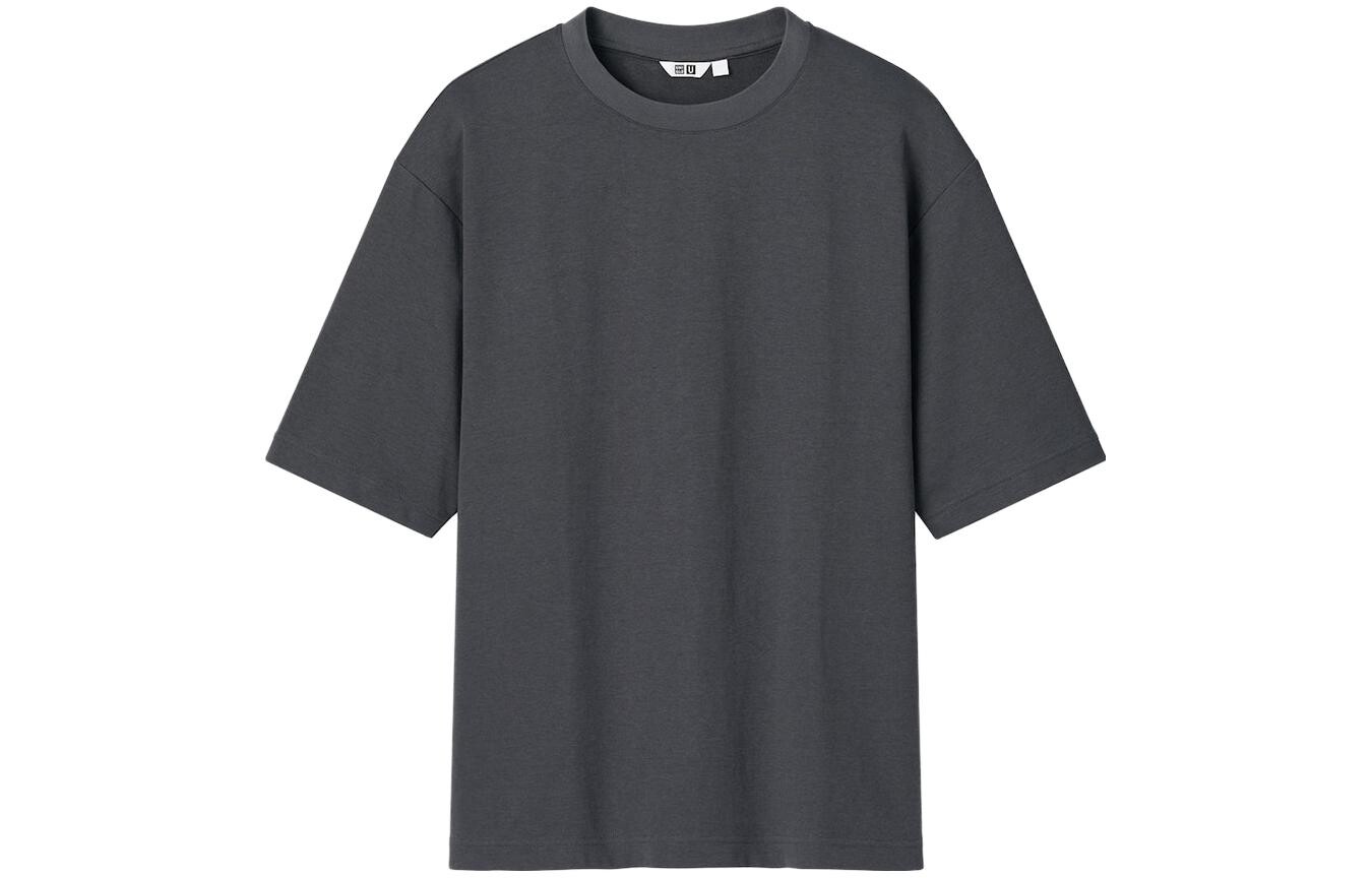 

UNIQLO Футболка унисекс, Асфальтовый серый