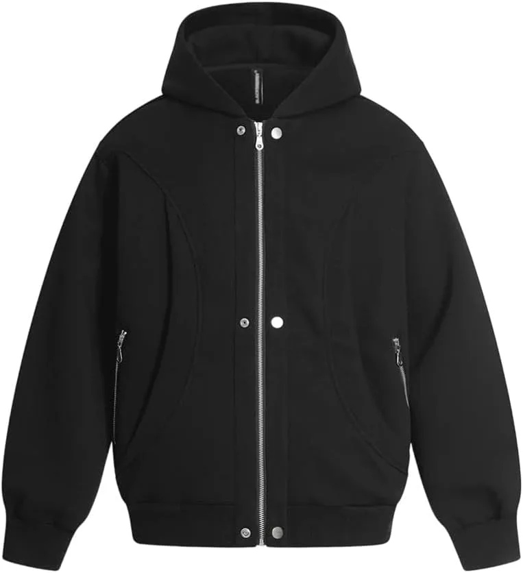 

Мужской худи с капюшоном на молнии и карманом Vsadsau