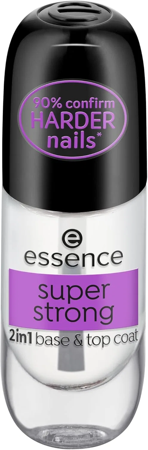 Базовое и верхнее покрытие Essence Super Strong 2-в-1 Essence