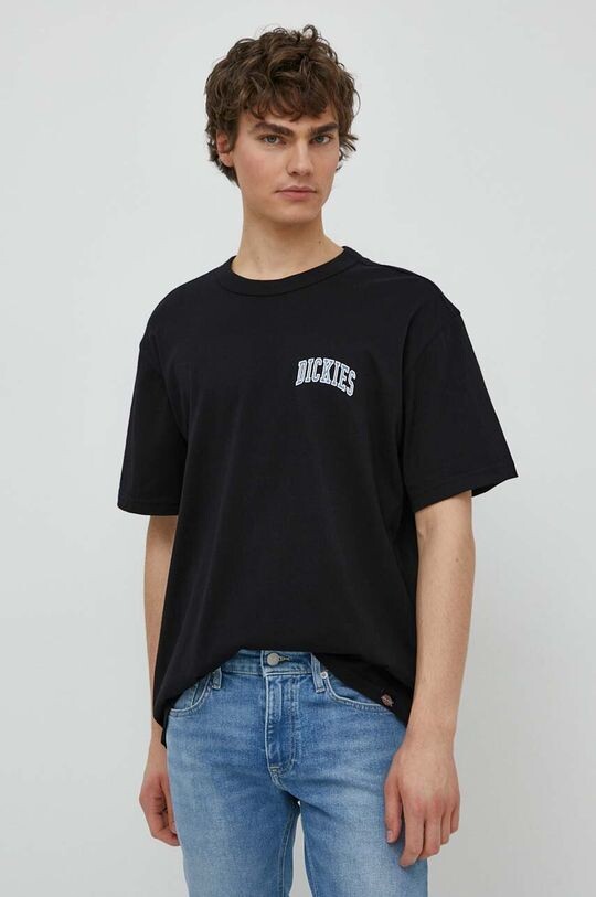 

Хлопковая футболка Aitkin Chest Tee SS Dickies, черный