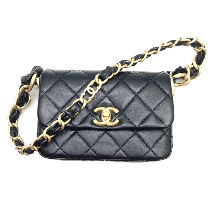 

CHANEL Кроссбод из овечьей кожи с восковым покрытием