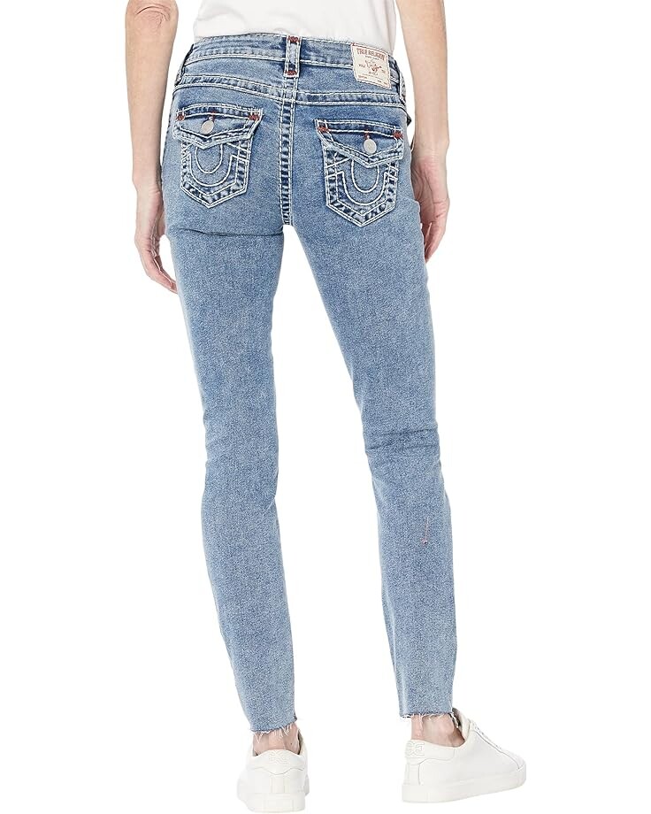 

Джинсы True Religion Jennie Mid-Rise Curvy Skinny Flap Supert in Hymn, цвет Hymn