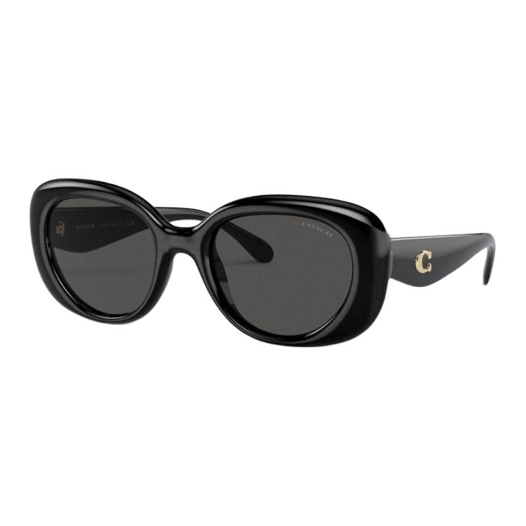 

COACH Очки солнцезащитные с большой оправой, Black