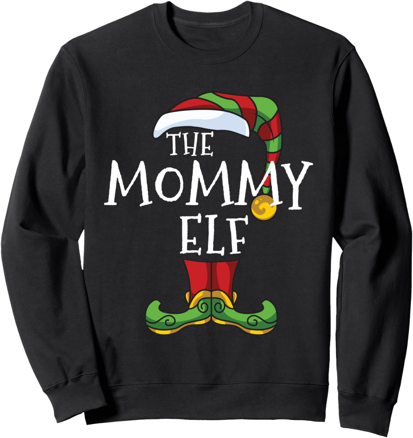 

Забавная рождественская толстовка для мам-эльфов и всей семьи Christmas Family Matching Funny I'M The Elf Store., черный