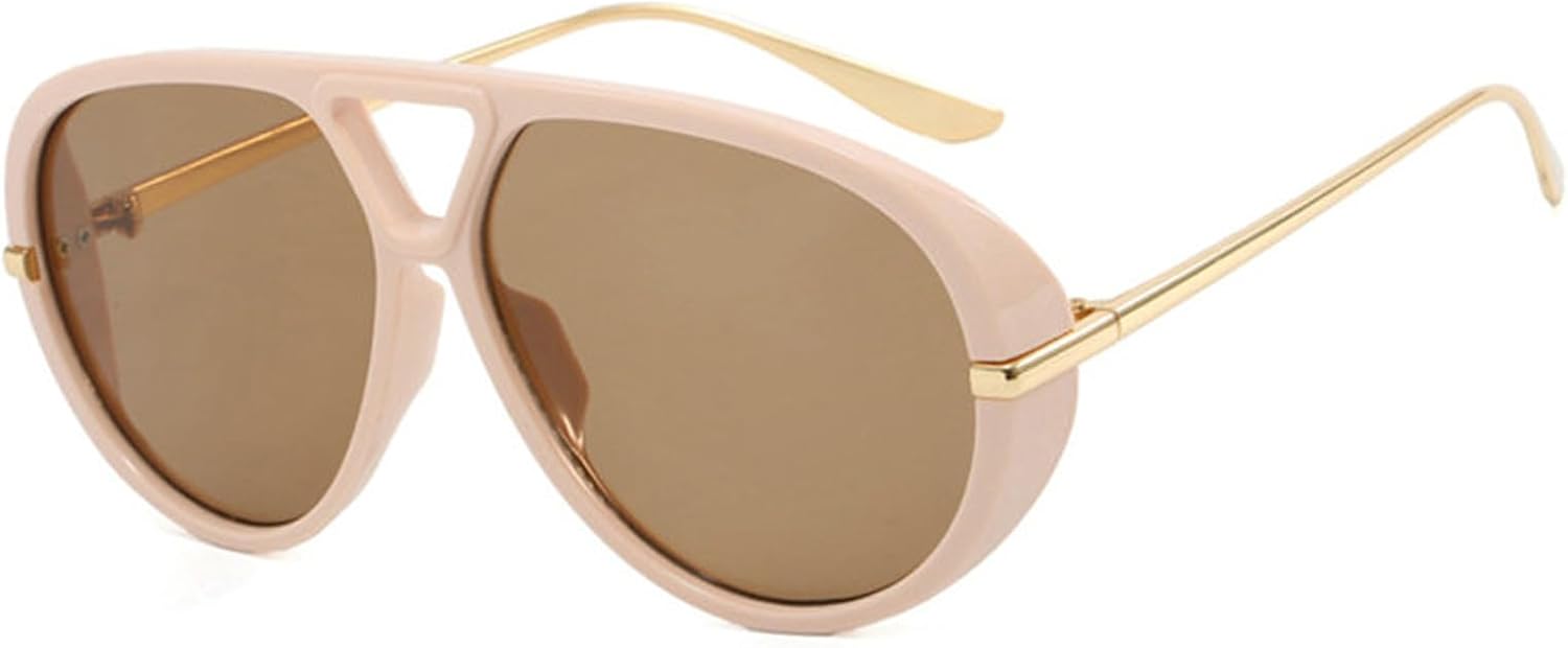 

Хелена Модные большие солнцезащитные очки-пилот для женщин и мужчин, овальные солнцезащитные очки, винтажные солнцезащитные очки в крупной оправе, панк-солнцезащитные очки для мужчин helena, C6