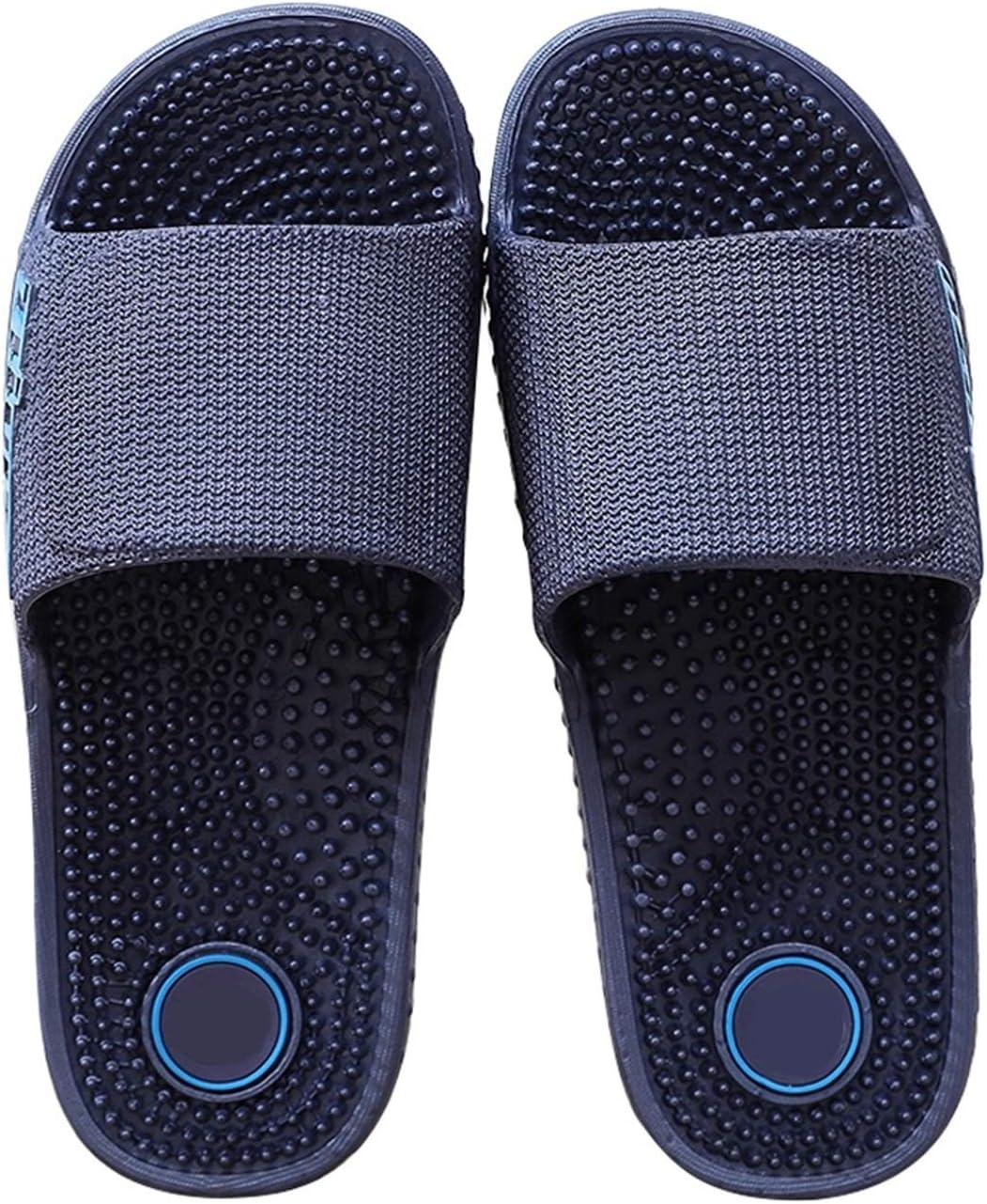 

Мужские тапочки YXCKG, массажные тапочки для душа для женщин и мужчин, сандалии с точечным массажем стоп, женские тапочки, домашняя обувь, летние пляжные тапочки для бассейна с мягкой подошвой (Цвет: Королевский синий, Размер: EUR45)