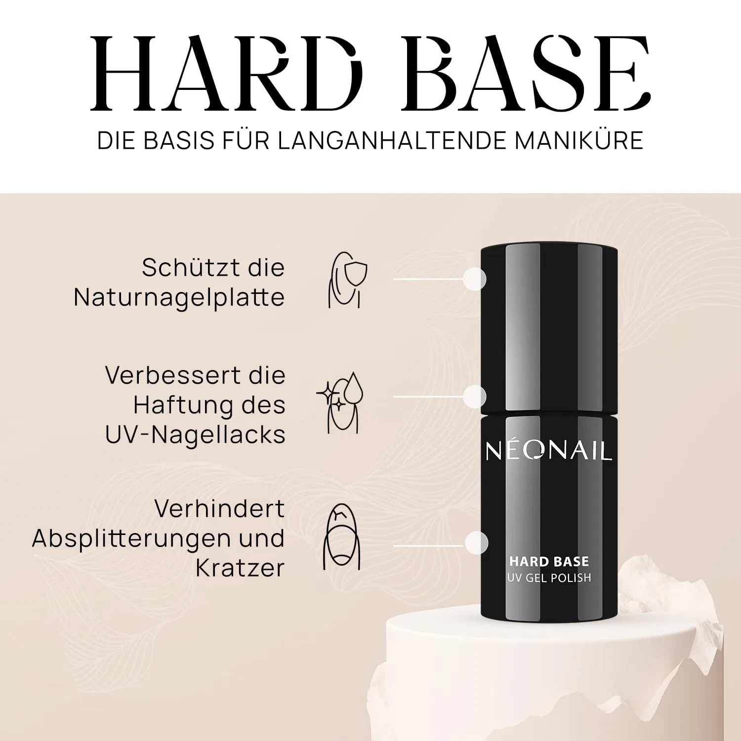 Набор NÉONAIL UV Hard Base и Hard Top для гель-лака, 7.2 мл Néonail — фото 3