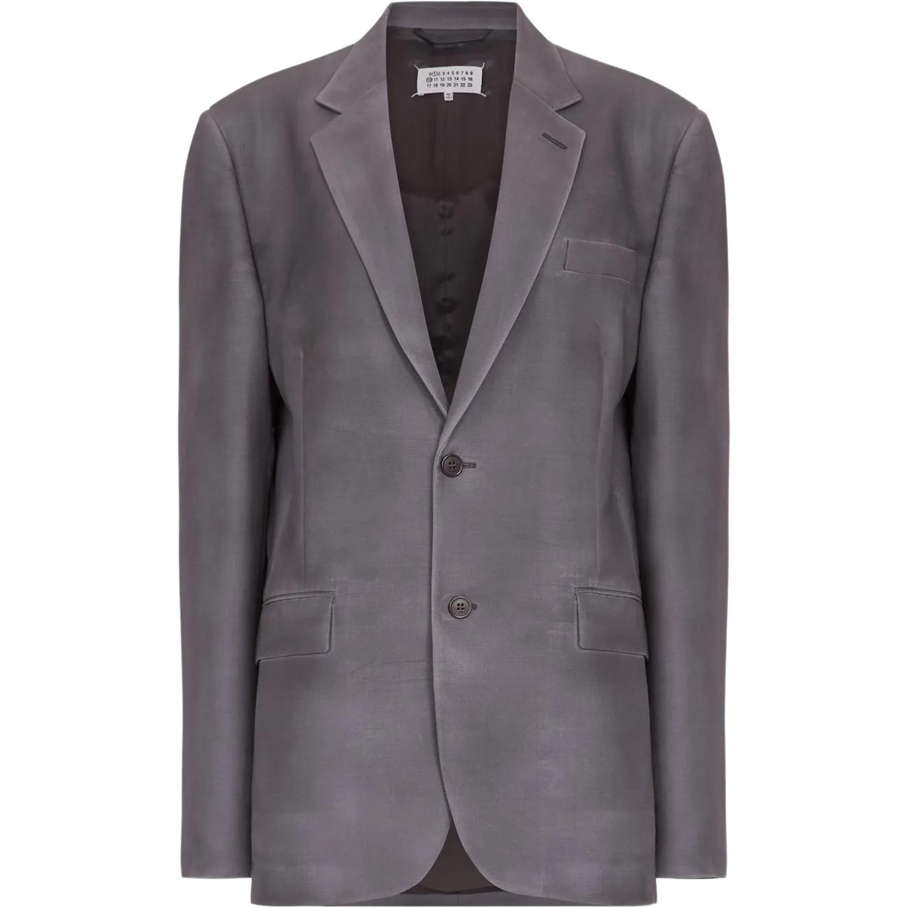

Maison Margiela Четырехшовный блейзер, Stone Gray