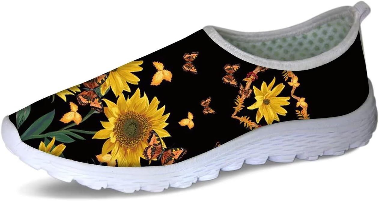 

Кроссовки женские Forchrinse с принтом «корова», обувь без шнурков, милые повседневные кроссовки для ходьбы и бега, легкие, черный