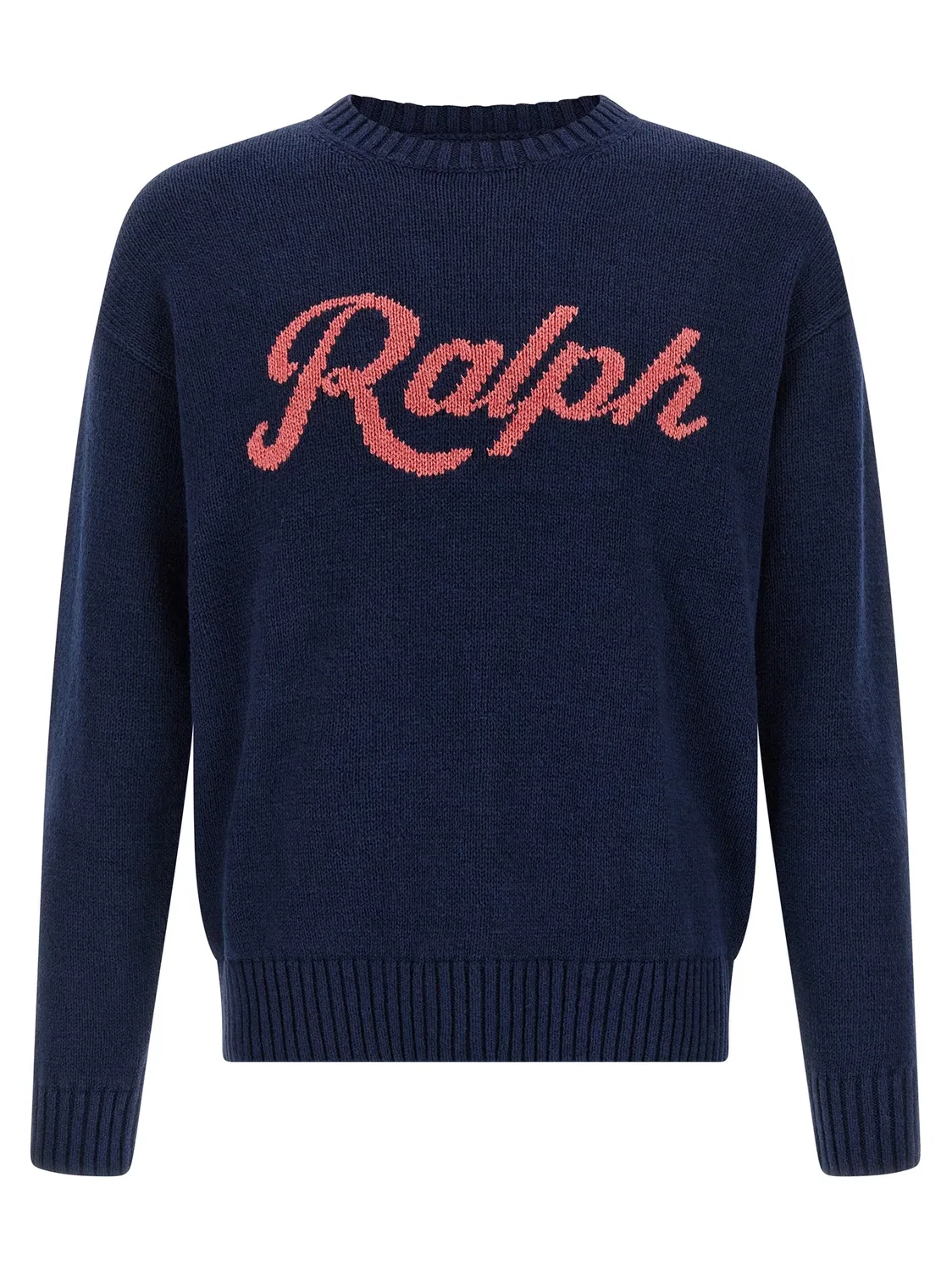 Свитер с логотипом, выполненным в технике интарсия POLO RALPH LAUREN, синий