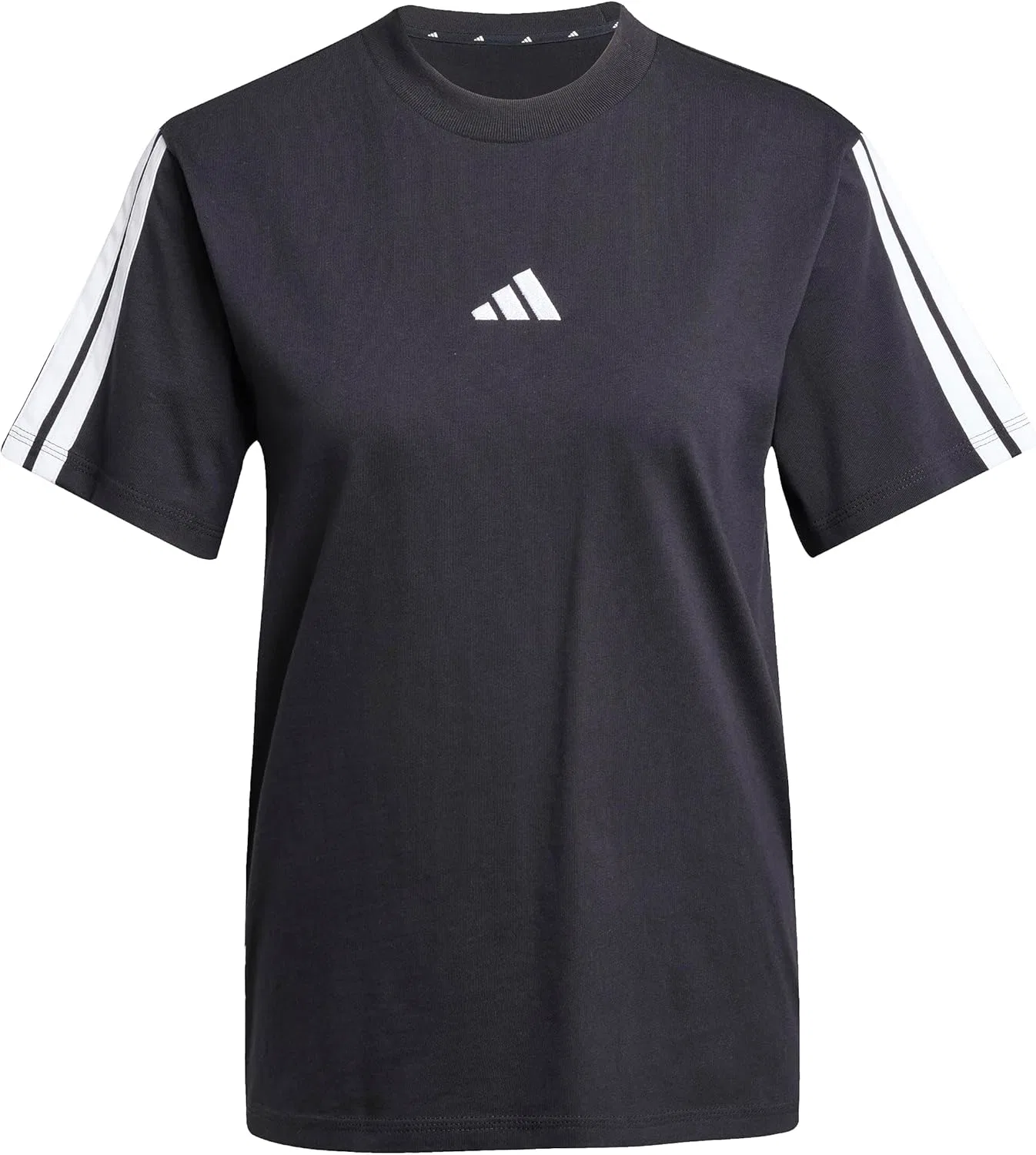 Футболка с 3 полосками adidas, Black/White