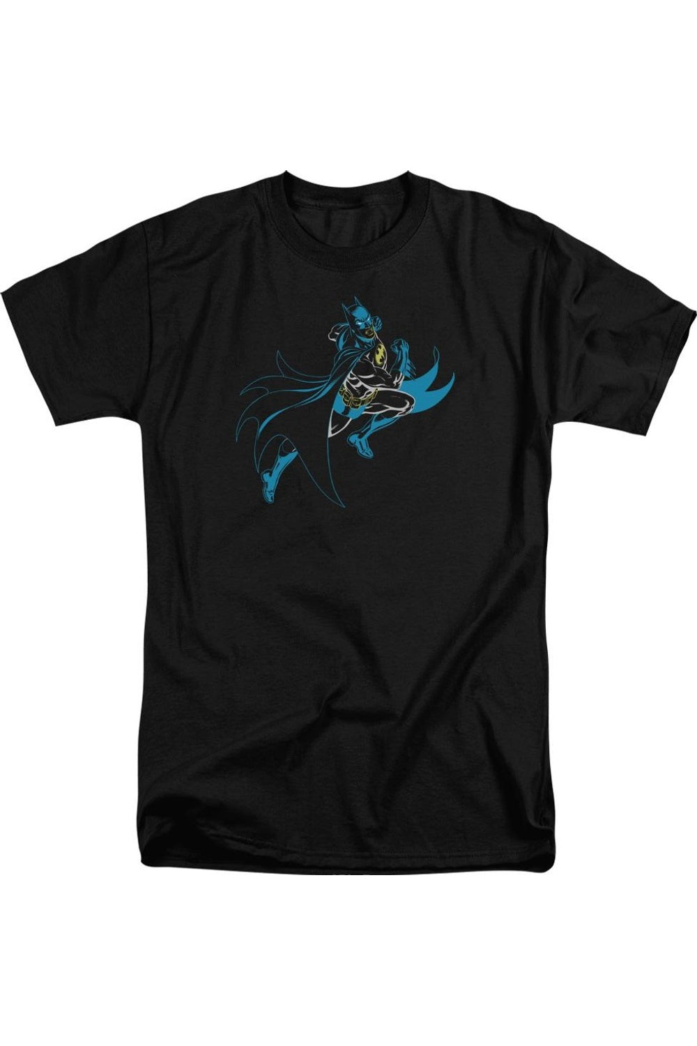 

Футболка Batman Neon Batman с коротким рукавом для взрослых Gildan, черный