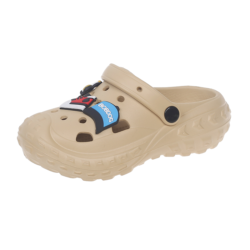 

Детские тапочки с противоскользящей подошвой, дышащие, легкие, с амортизацией BOBDOG, хаки