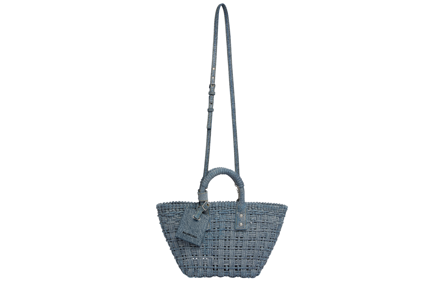 Бистро Деним Xs Корзина Верхняя Ручка Сумка Balenciaga — фото 2